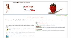 Desktop Screenshot of ehealthtreats.com
